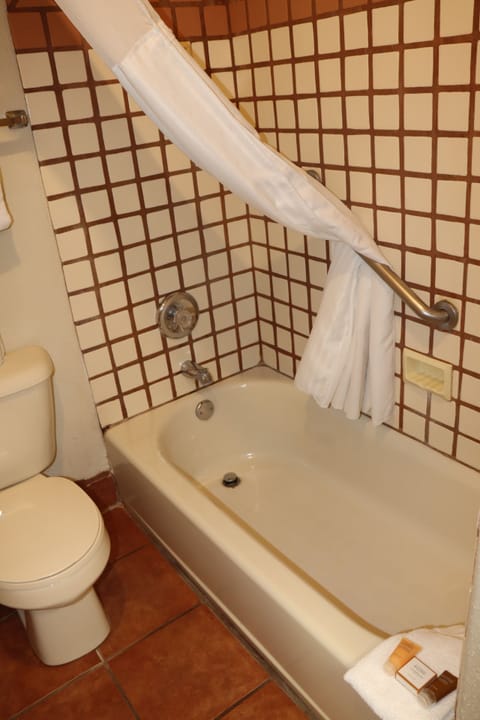 Standard Room, 1 King Bed | Bathroom | Combined shower/tub, free toiletries, hair dryer, towels