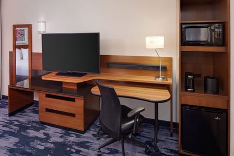 In-room safe, desk, laptop workspace, iron/ironing board