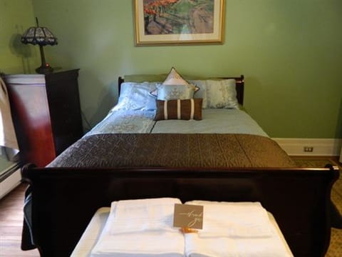 Gray Room with shared bath | Premium bedding, individually decorated, individually furnished