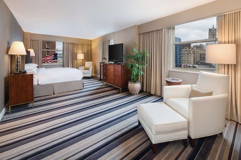 Plaza Suite | Premium bedding, pillowtop beds, in-room safe, desk