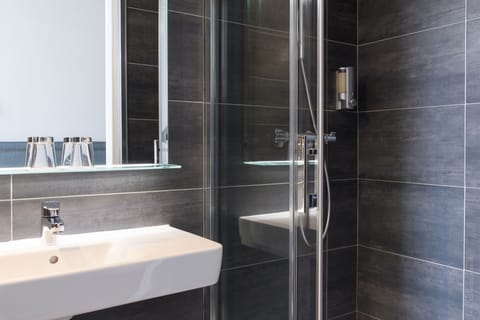 Free toiletries, hair dryer, towels