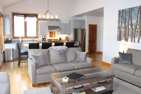 Bright, open living space