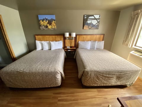 Basic Room, 2 Queen Beds | Desk, free WiFi, bed sheets, alarm clocks