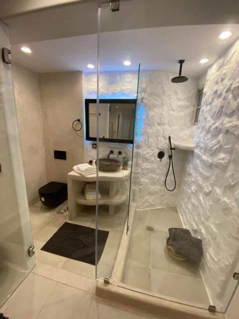 Deluxe Double Room | Bathroom | Shower, rainfall showerhead, hair dryer, bidet