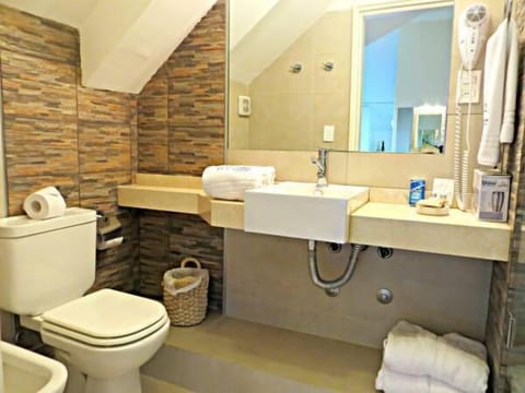 Superior Double or Twin Room | Bathroom | Rainfall showerhead, hair dryer, slippers, bidet