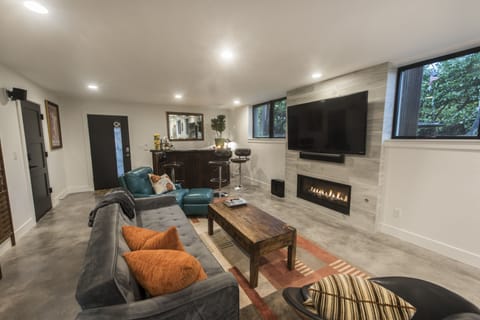 Hand carved bar. BYOB 