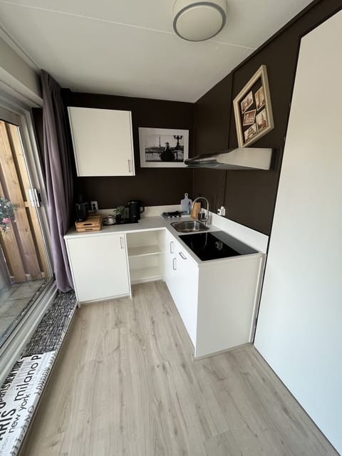 Deluxe Studio, 1 King Bed, Non Smoking | Private kitchen | Oven, stovetop, electric kettle