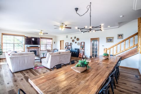 Second Living Area with Large Dining Table