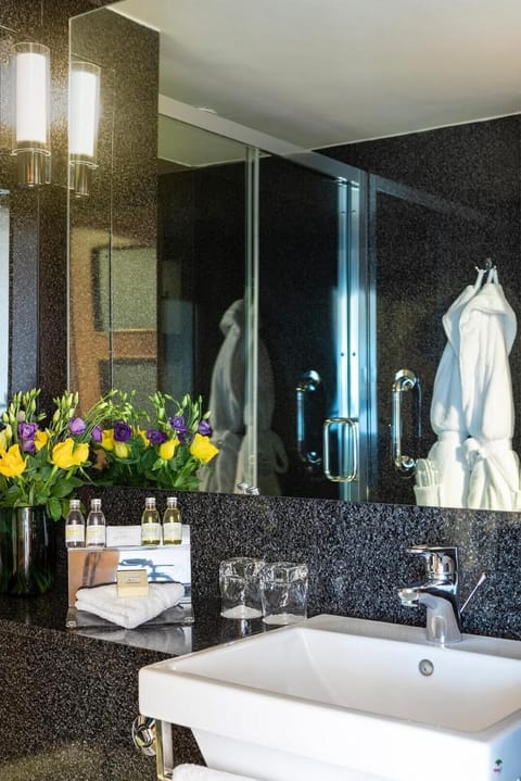 Executive Double Room | Bathroom | Shower, eco-friendly toiletries, hair dryer, towels