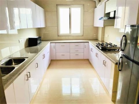 Superior Apartment, 1 Bedroom | Private kitchen | Fridge, microwave, stovetop, coffee/tea maker