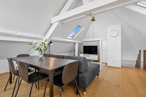 Gather around the table for a meal or a meeting in our spacious dining area.