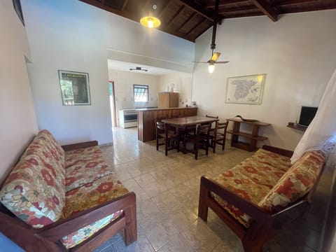 Comfort Chalet | Living area | Flat-screen TV