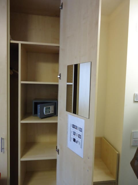 In-room safe, desk, iron/ironing board, free cribs/infant beds