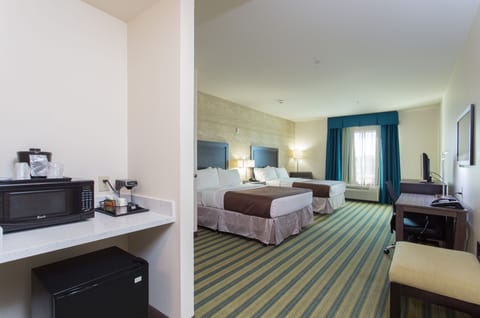 Standard Room, 2 Queen Beds | Premium bedding, desk, laptop workspace, blackout drapes