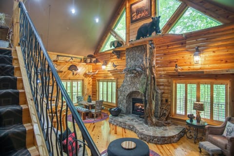 Cabin, 3 Bedrooms | Interior