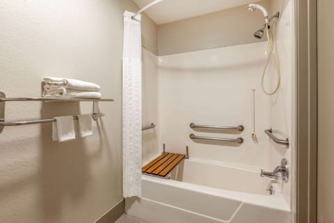 Standard Room, 1 Queen Bed, Accessible | Accessible bathroom
