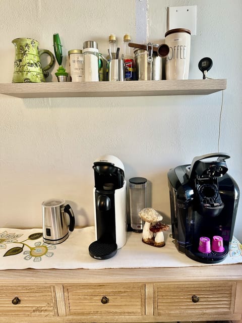 Coffee Bar - Nespresso machine and keurig