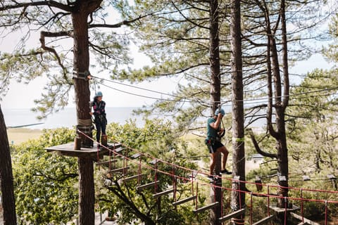 Outdoor rock climbing