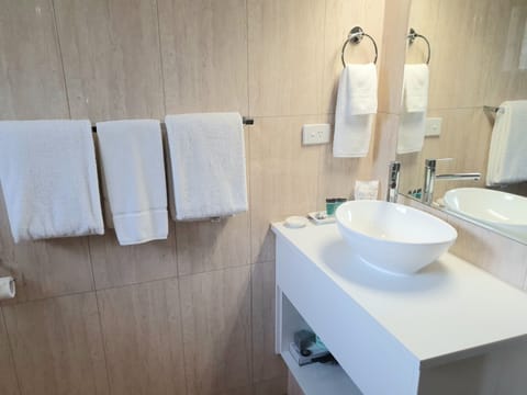 Deluxe Double Room | Bathroom | Free toiletries, hair dryer, towels, soap