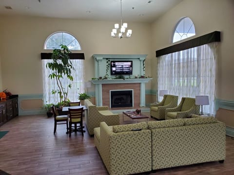 Lobby sitting area