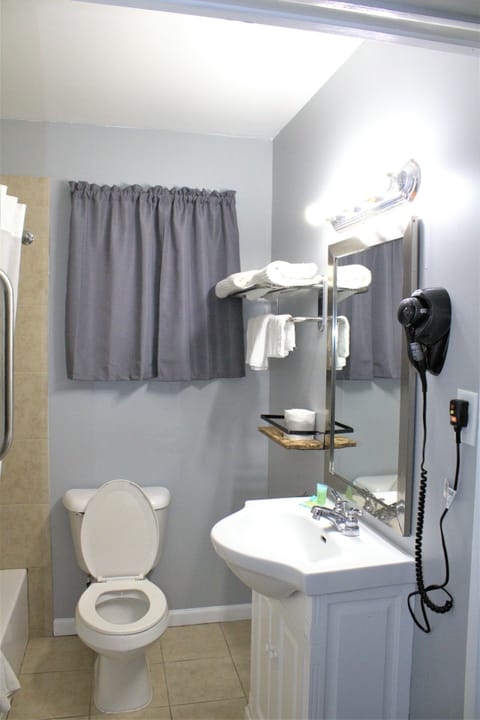 Deluxe Double Room | Bathroom | Hair dryer, towels