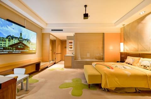 Premium Room, Multiple Beds (BOOMi) | Down comforters, minibar, in-room safe, desk