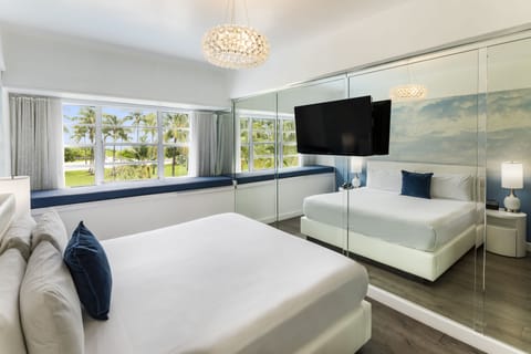 Ocean Front Room 1 King Bed  | In-room safe, individually decorated, desk, iron/ironing board