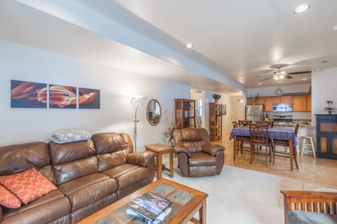 Open Concept Living, Kitchen, and Dining Area