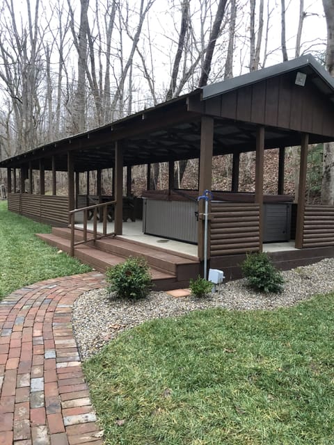 Pavilion with Hot Tub