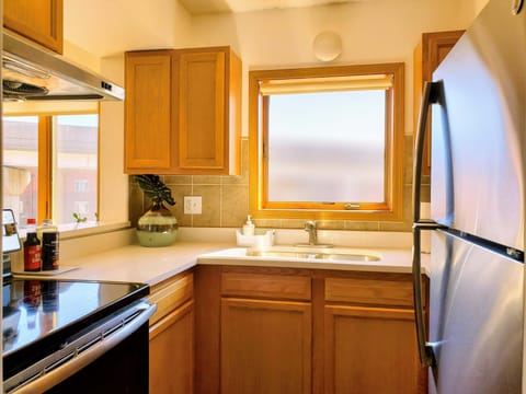 Fully stocked kitchen