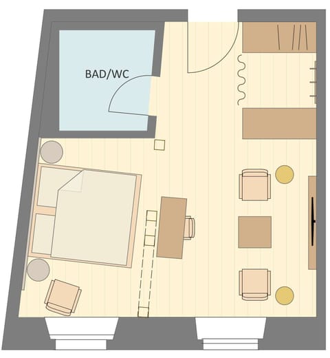 Superior Double Room | Hypo-allergenic bedding, down comforters, minibar, in-room safe