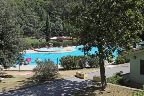 Indoor pool, outdoor pool, sun loungers