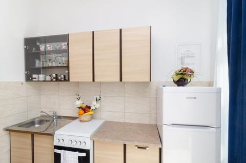 Apartment (Superior One Bedroom Apartment with T) | Private kitchen | Fridge, microwave, stovetop, electric kettle