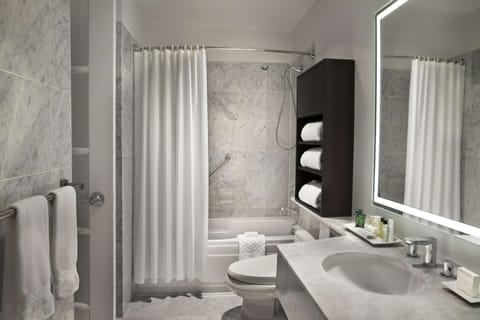 Suite, 1 Bedroom, Kitchen | Bathroom | Designer toiletries, hair dryer, towels