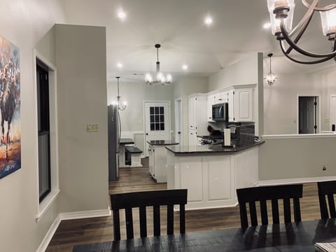 Open Kitchen with breakfast nook has ability to seat up to 6.