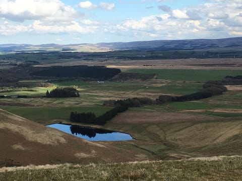 Beautiful view from Monks Rigg, a popular local walk