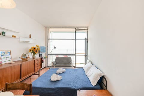 Apartment, 1 Bedroom (Stair access only) | Living room | Flat-screen TV