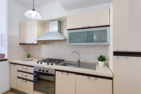 Apartment, 1 Bedroom | Private kitchenette | Full-size fridge, oven