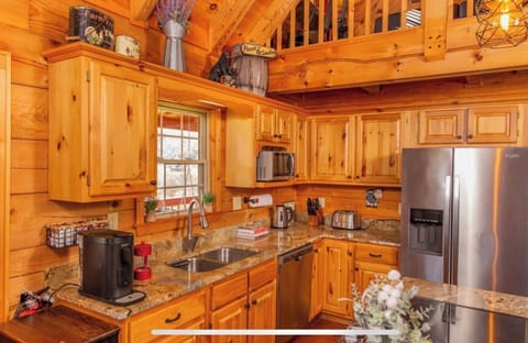 Fully stocked kitchen