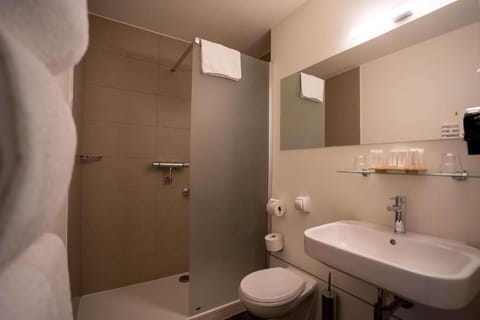 Standard Double or Twin Room | Bathroom | Shower, free toiletries, hair dryer, slippers