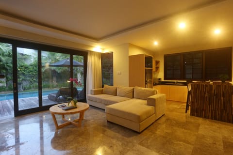 Villa, 4 Bedrooms, Private Pool | Living area | 26-inch LCD TV with cable channels, TV