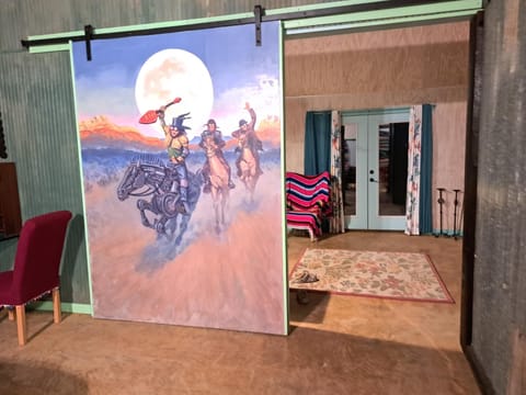 1 of 2 murals done by local artist 