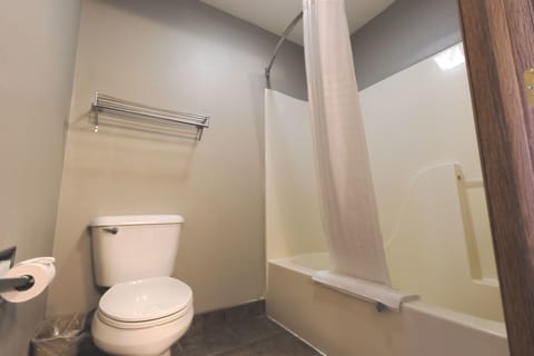 Standard Room, 2 Queen Beds, Non Smoking | Bathroom | Free toiletries, hair dryer, towels