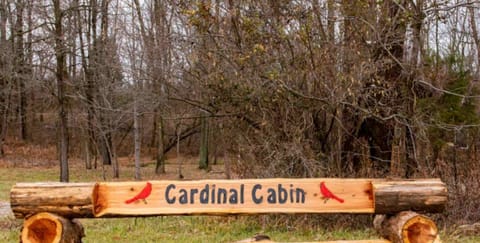 look for the Cardinal Cabin right before drive way at the edge of road
