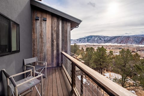 Mountain views from balcony