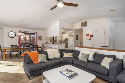 Open concept great room offers plenty of hang out space