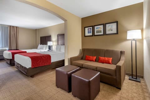 Suite, 2 Queen Beds, Accessible, Non Smoking | 1 bedroom, premium bedding, pillowtop beds, in-room safe