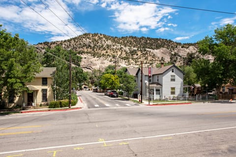 View of street from balcony