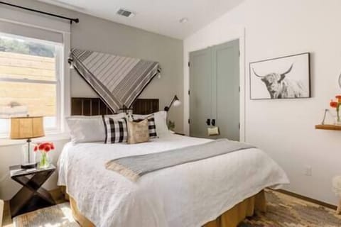 Cal King bedroom with bathroom!