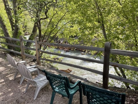 We put 6 chairs out for you to plan the next day's adventures from!